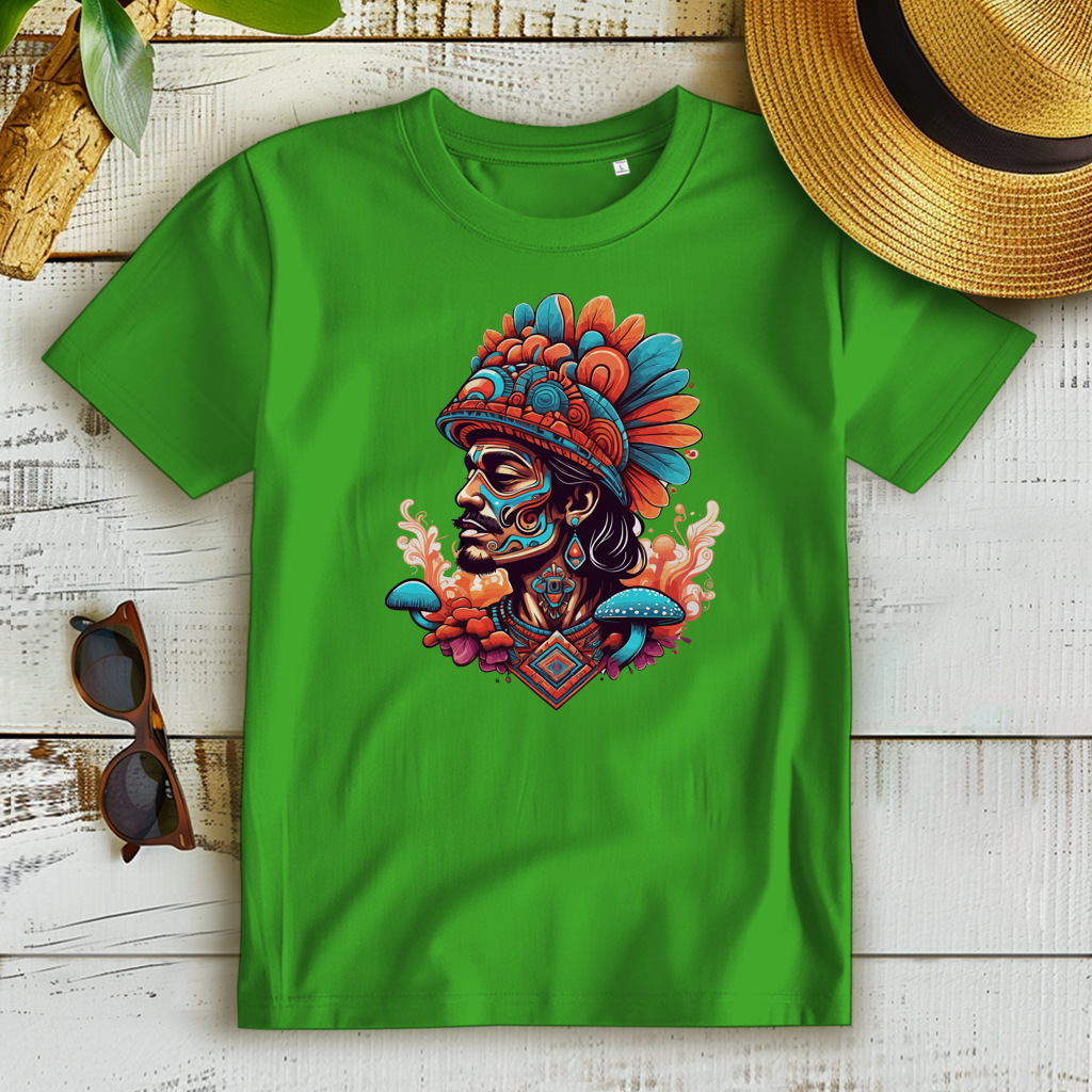 Damen Premium Bio T-Shirt Aztec Shaman