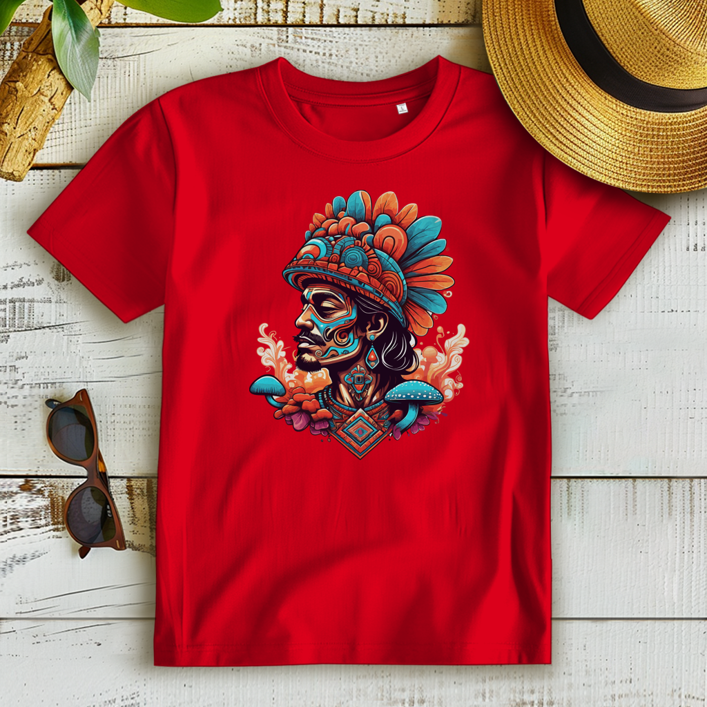 Damen Premium Bio T-Shirt Aztec Shaman