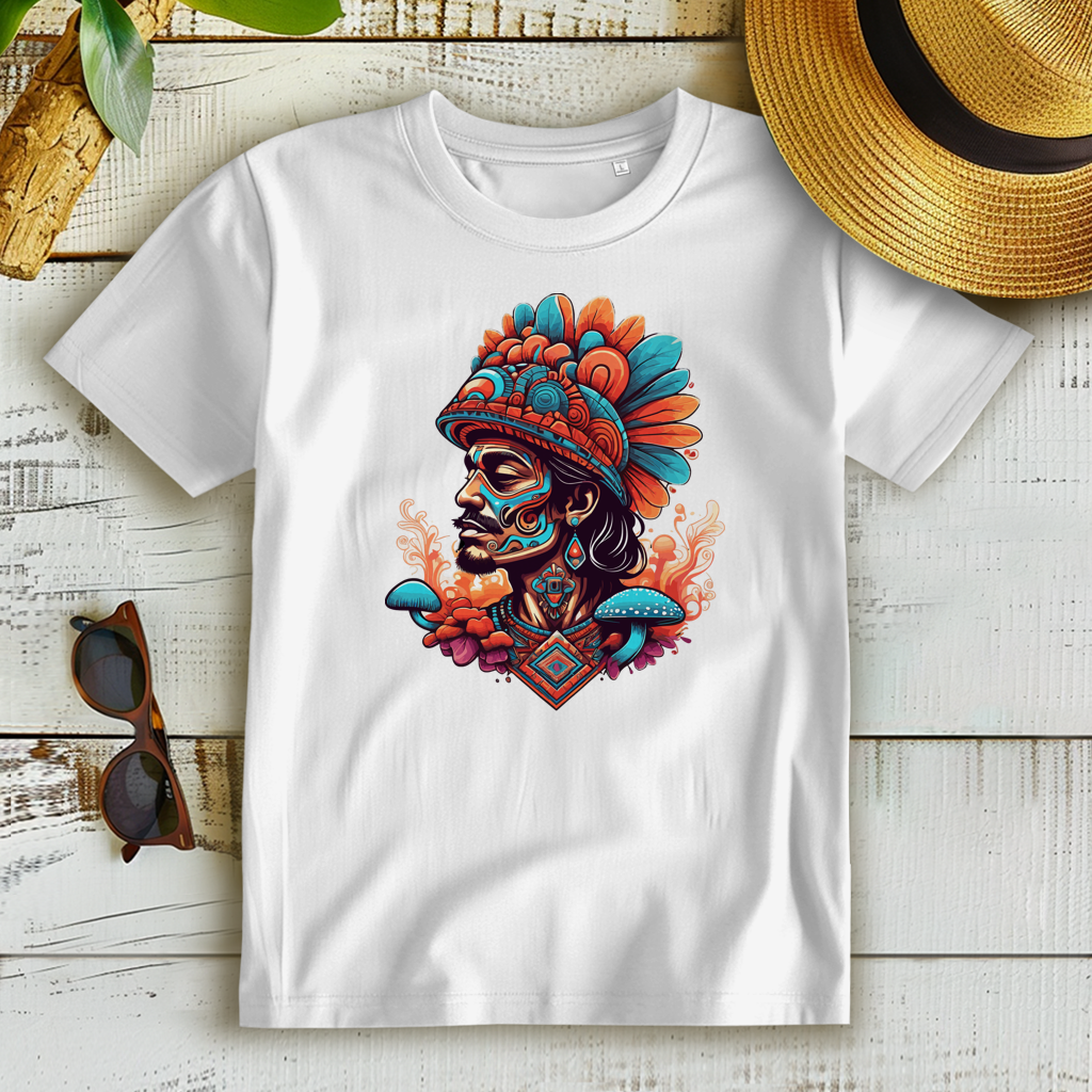 Damen Premium Bio T-Shirt Aztec Shaman