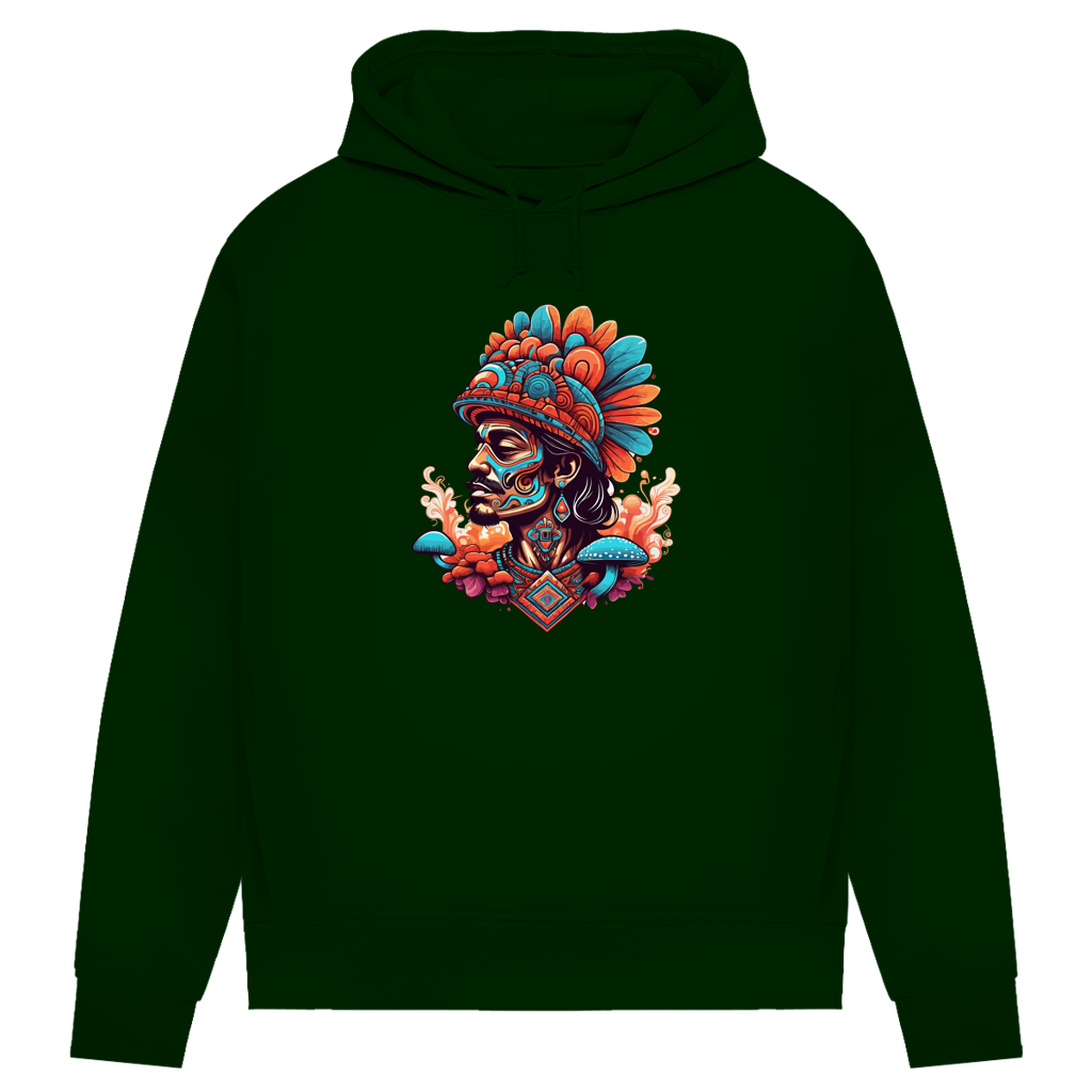 Damen Premium Bio Hoodie Aztec Shaman