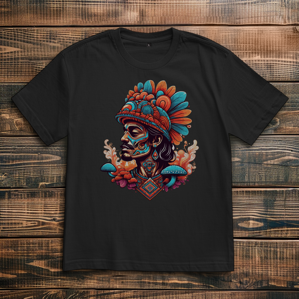 Oversize T-Shirt Aztec Shaman