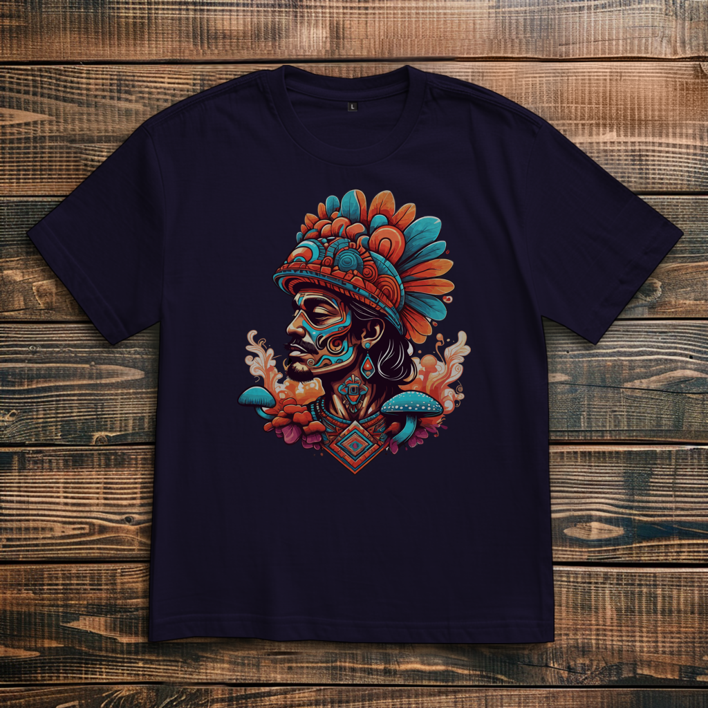 Oversize T-Shirt Aztec Shaman