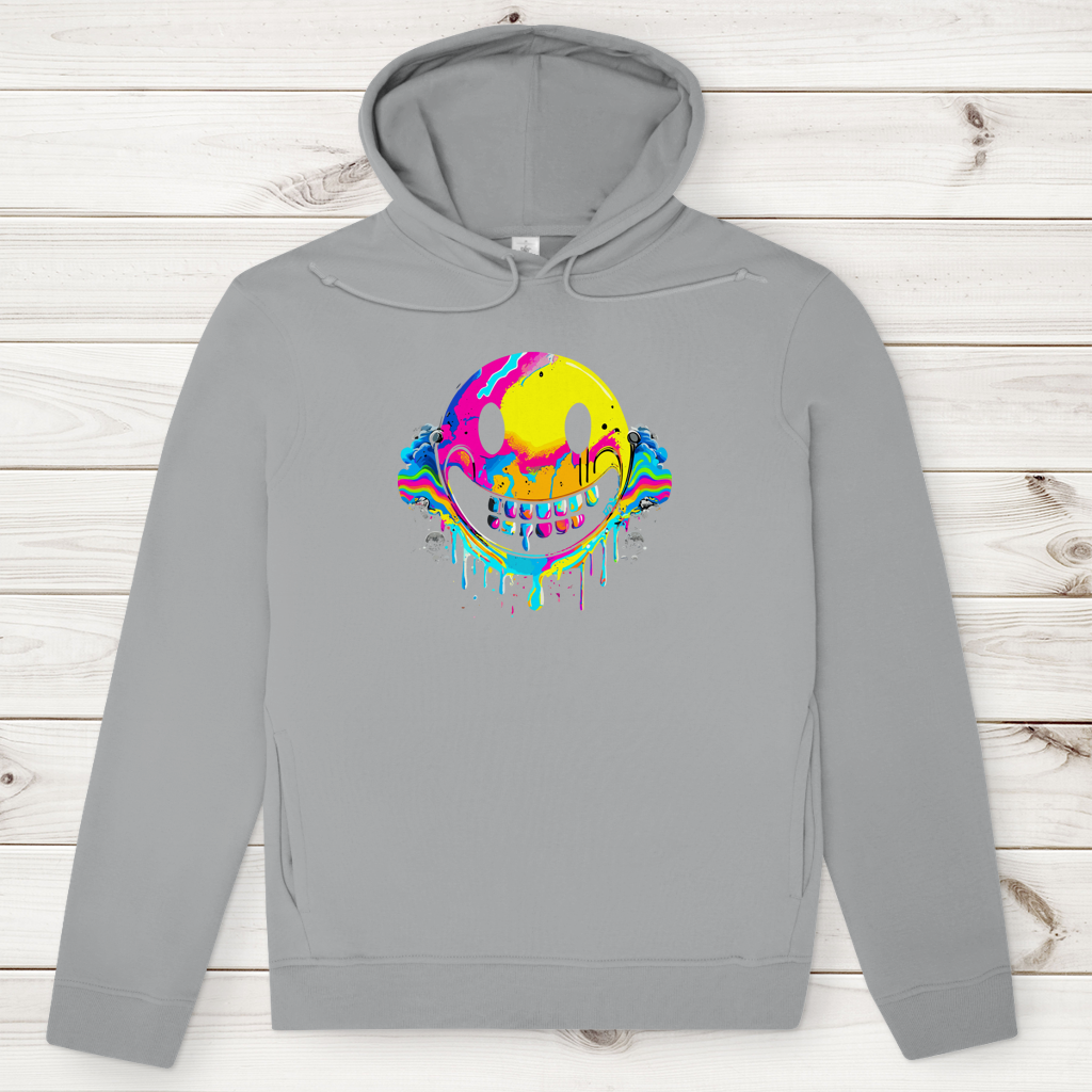 Herren Premium Bio Hoodie Drip Smiley