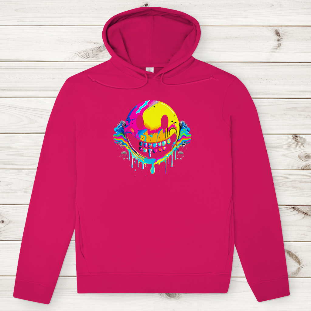 Herren Premium Bio Hoodie Drip Smiley