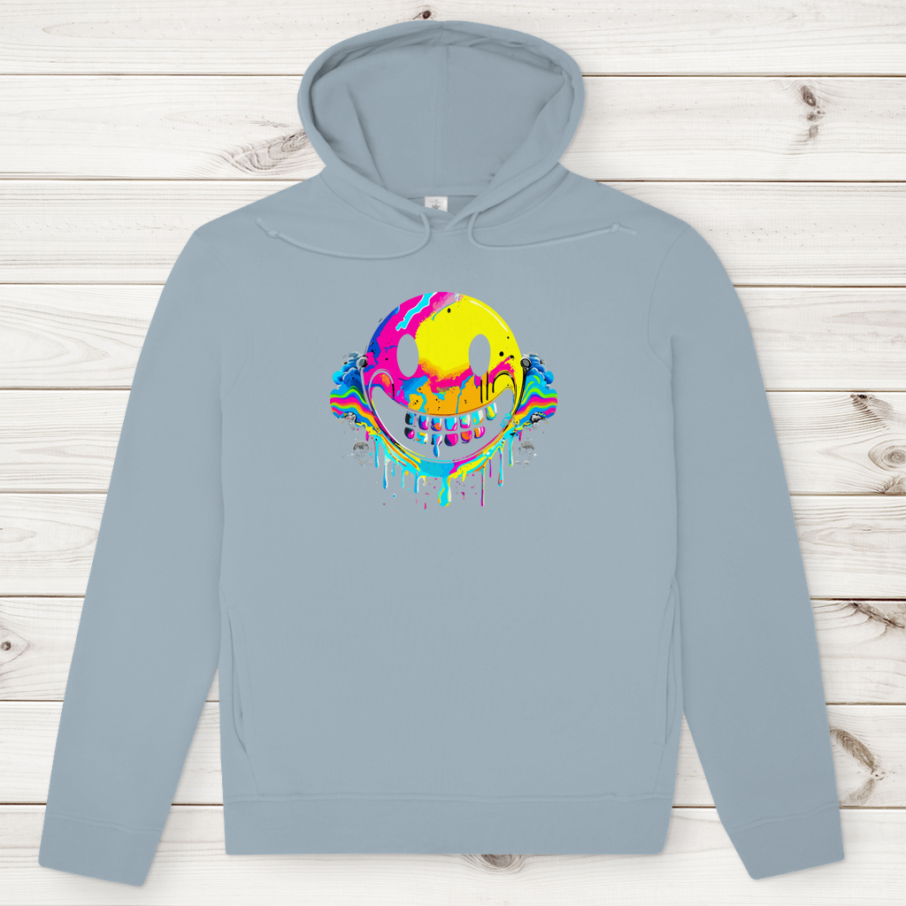 Herren Premium Bio Hoodie Drip Smiley