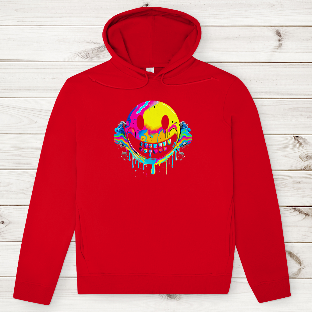 Herren Premium Bio Hoodie Drip Smiley