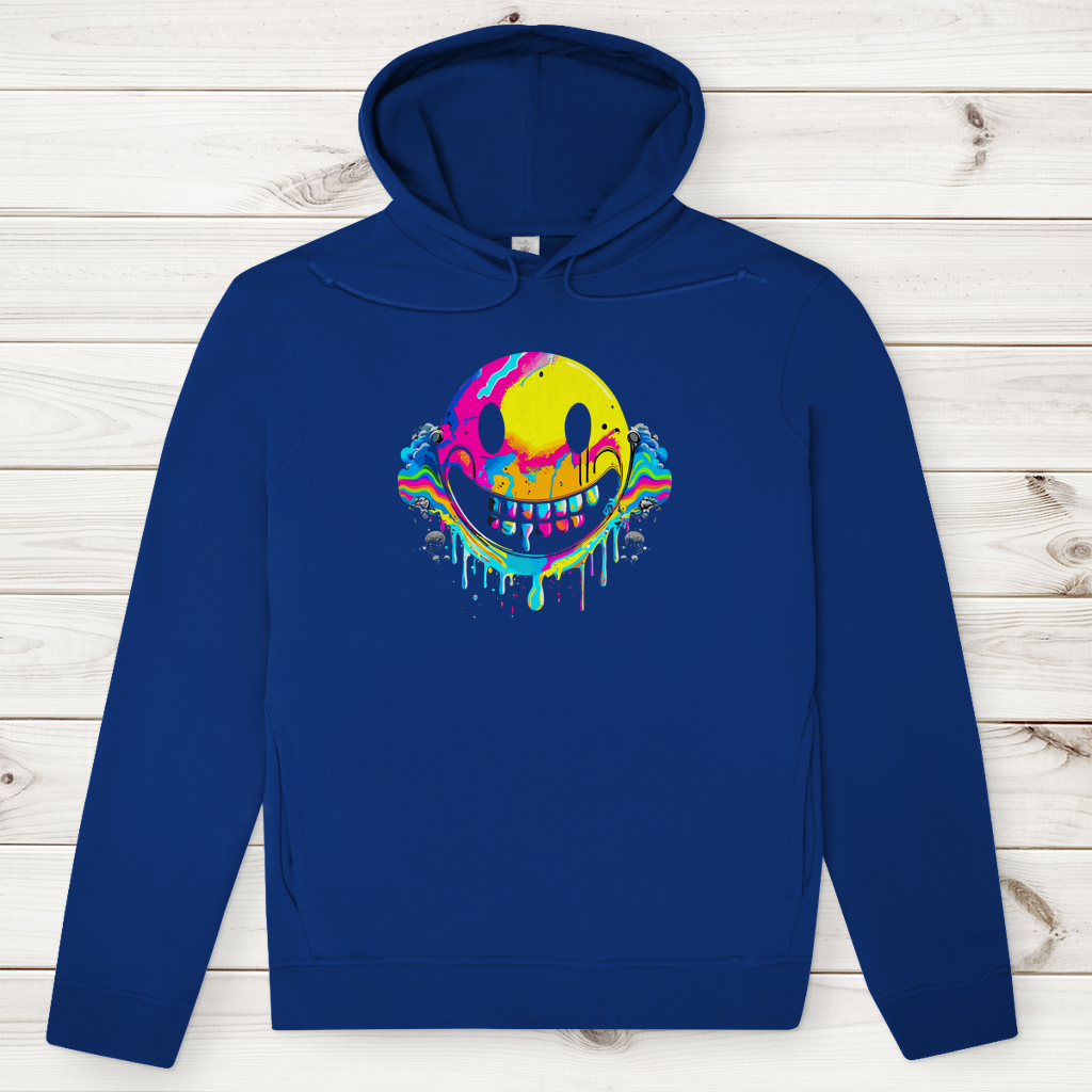 Herren Premium Bio Hoodie Drip Smiley