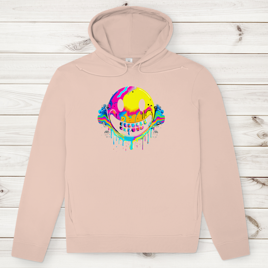 Herren Premium Bio Hoodie Drip Smiley