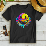 Damen Premium Bio T-Shirt Drip Smiley