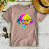 Damen Premium Bio T-Shirt Drip Smiley