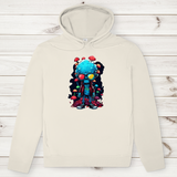 Herren Premium Bio Hoodie Mushroom Skull Dude