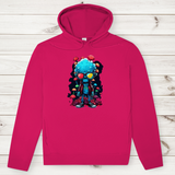 Herren Premium Bio Hoodie Mushroom Skull Dude