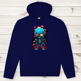 Herren Premium Bio Hoodie Mushroom Skull Dude