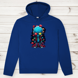 Herren Premium Bio Hoodie Mushroom Skull Dude