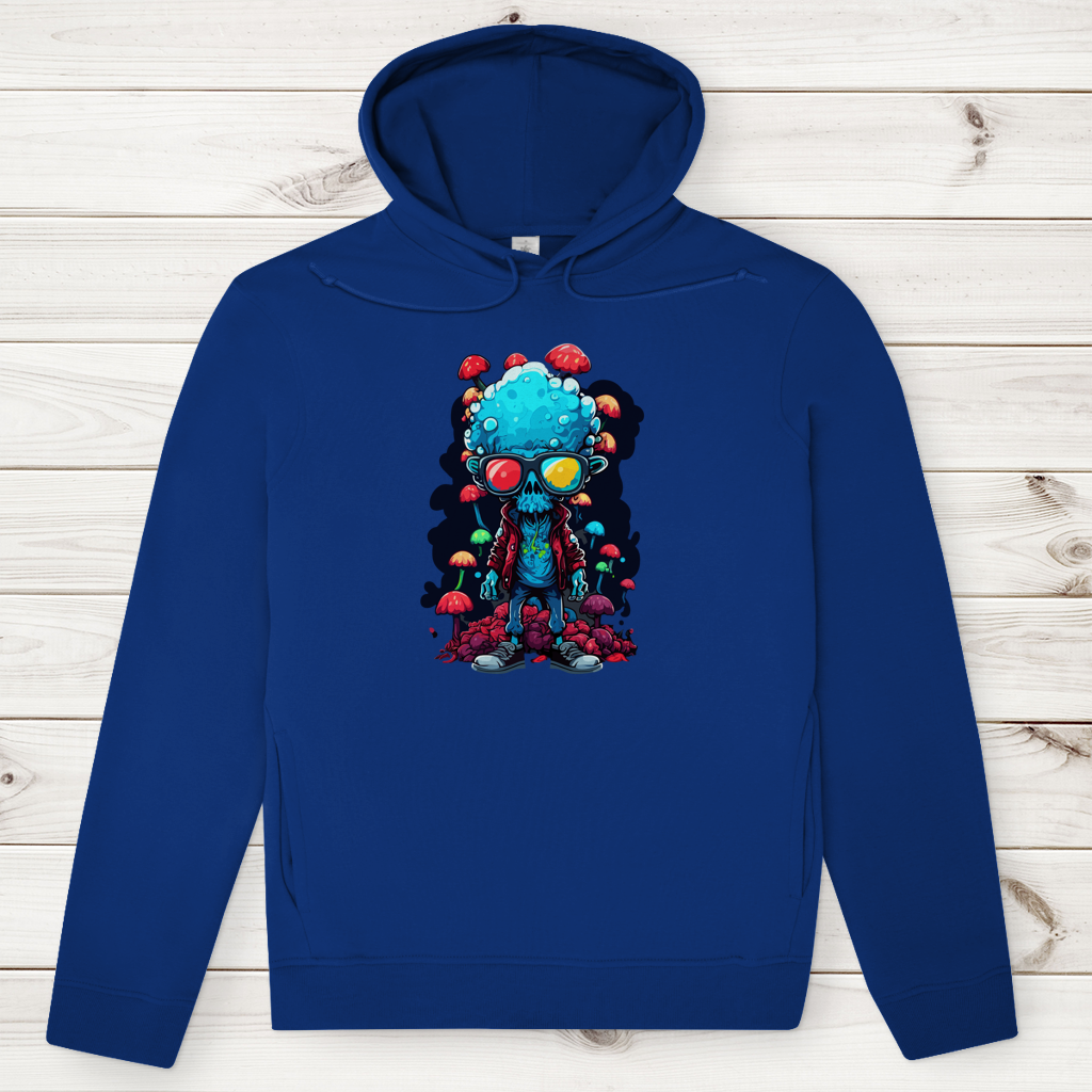 Herren Premium Bio Hoodie Mushroom Skull Dude