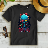 Damen Premium Bio T-Shirt Mushroom Skull Dude