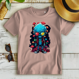 Damen Premium Bio T-Shirt Mushroom Skull Dude