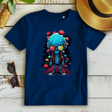 Damen Premium Bio T-Shirt Mushroom Skull Dude