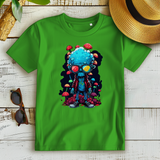 Damen Premium Bio T-Shirt Mushroom Skull Dude