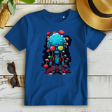 Damen Premium Bio T-Shirt Mushroom Skull Dude