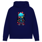 Damen Premium Bio Hoodie Mushroom Skull Dude