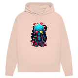Damen Premium Bio Hoodie Mushroom Skull Dude