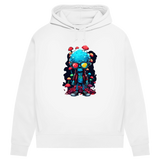 Damen Premium Bio Hoodie Mushroom Skull Dude