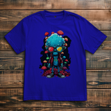 Oversize T-Shirt Mushroom Skull Dude
