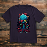 Oversize T-Shirt Mushroom Skull Dude