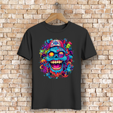 Herren Premium Bio T-Shirt Graffiti Skull
