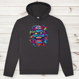 Herren Premium Bio Hoodie Graffiti Skull