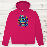 Herren Premium Bio Hoodie Graffiti Skull