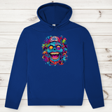 Herren Premium Bio Hoodie Graffiti Skull