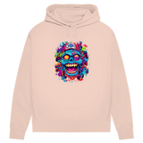 Damen Premium Bio Hoodie Graffiti Skull