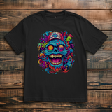 Oversize T-Shirt Graffiti Skull