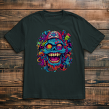Oversize T-Shirt Graffiti Skull