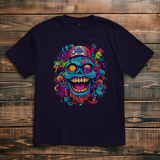 Oversize T-Shirt Graffiti Skull