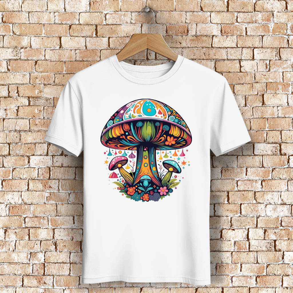 Herren Premium Bio T-Shirt Magic Mushroom