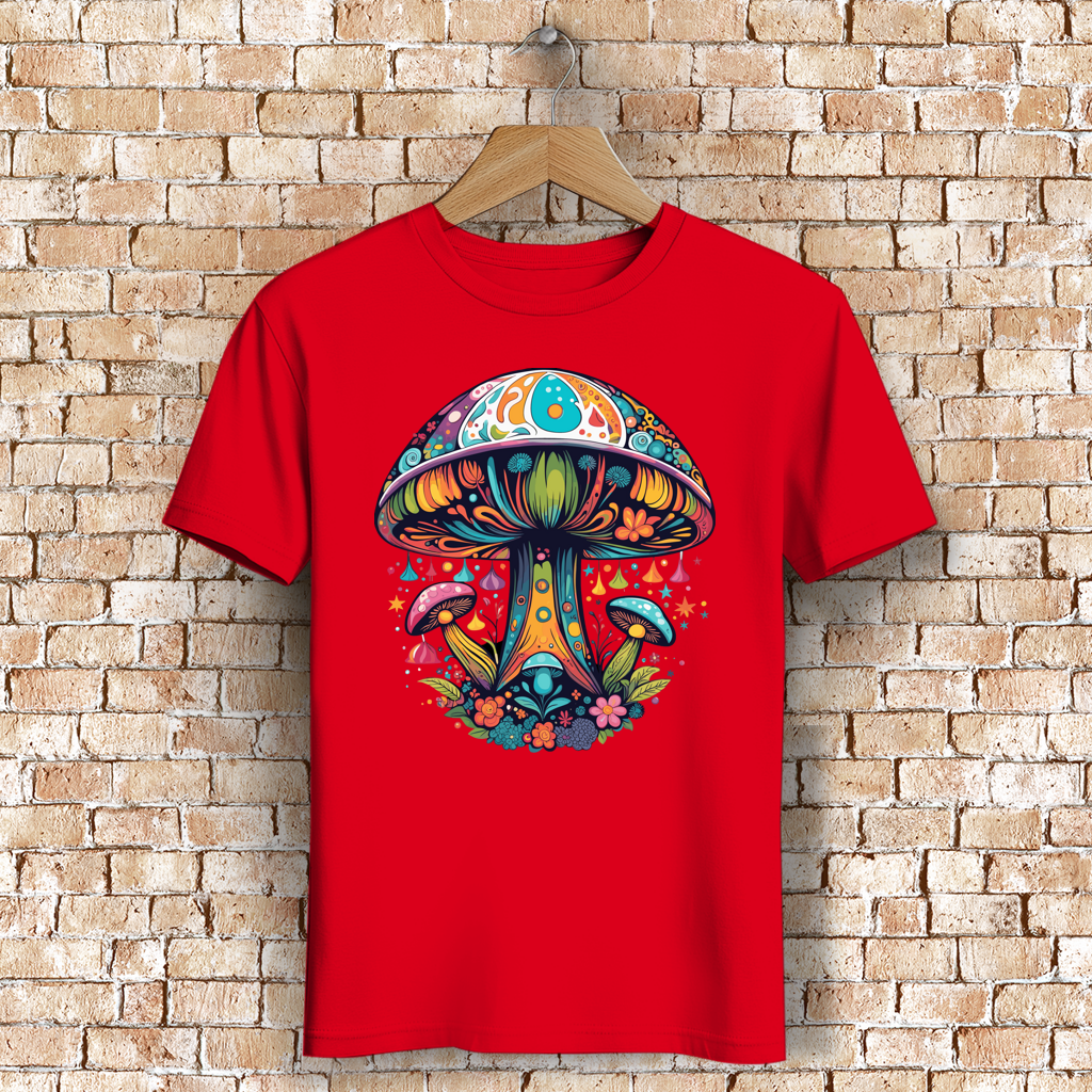 Herren Premium Bio T-Shirt Magic Mushroom