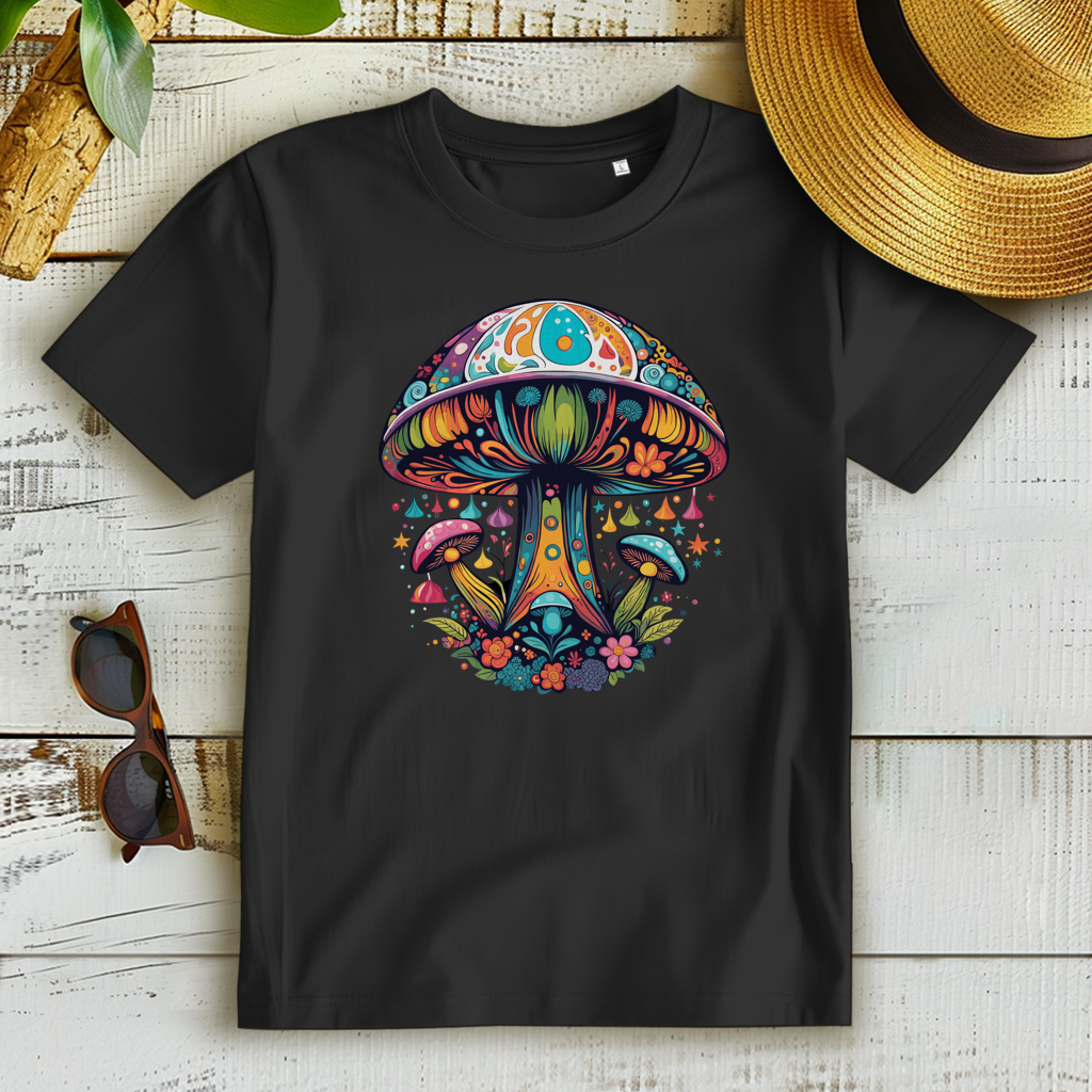 Damen Premium Bio T-Shirt Magic Mushroom
