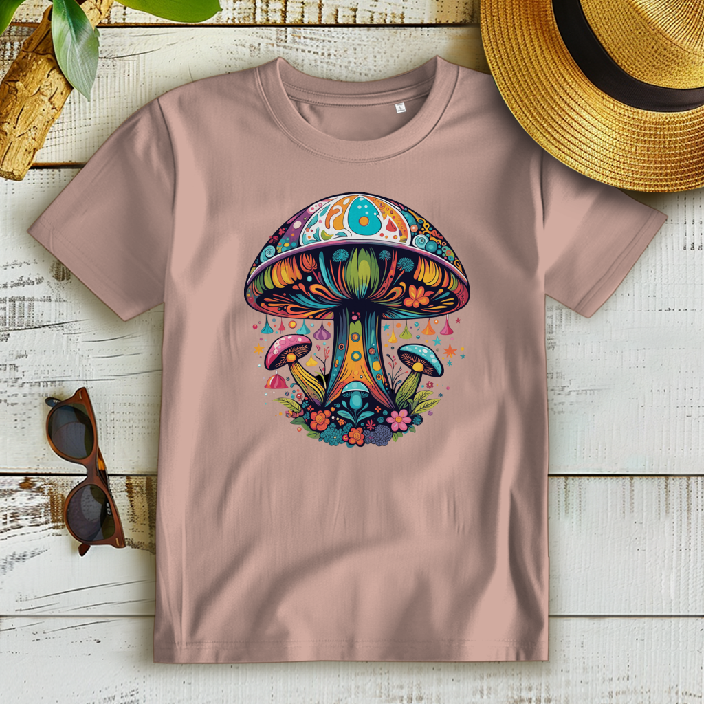 Damen Premium Bio T-Shirt Magic Mushroom