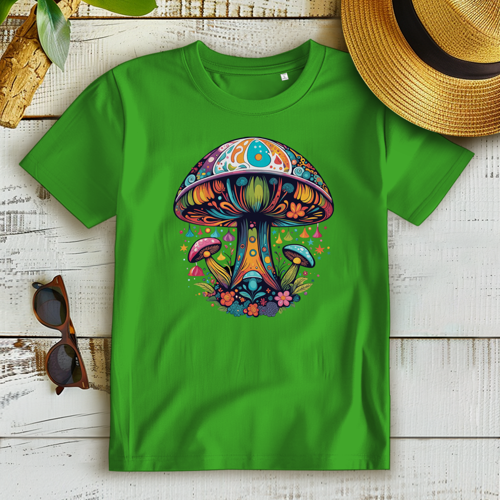 Damen Premium Bio T-Shirt Magic Mushroom