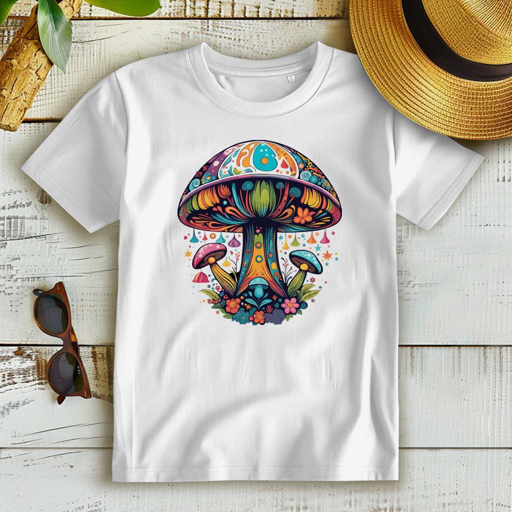 Damen Premium Bio T-Shirt Magic Mushroom