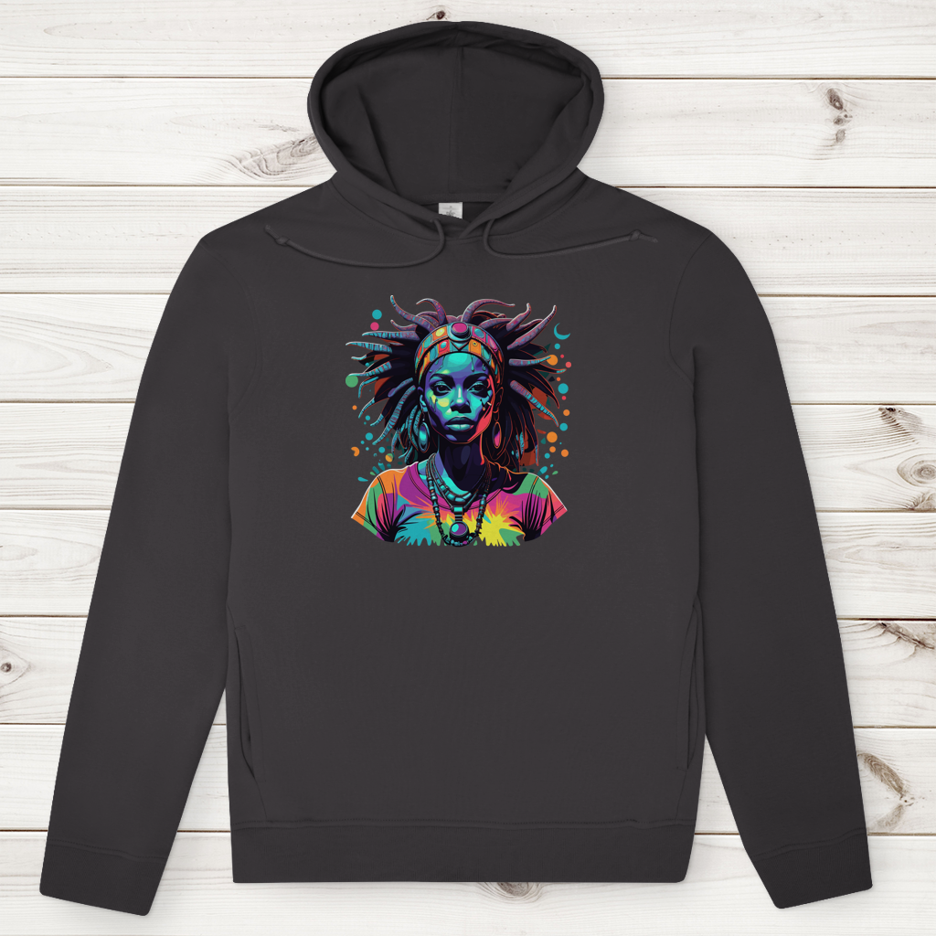 Herren Premium Bio Hoodie Tribal Queen