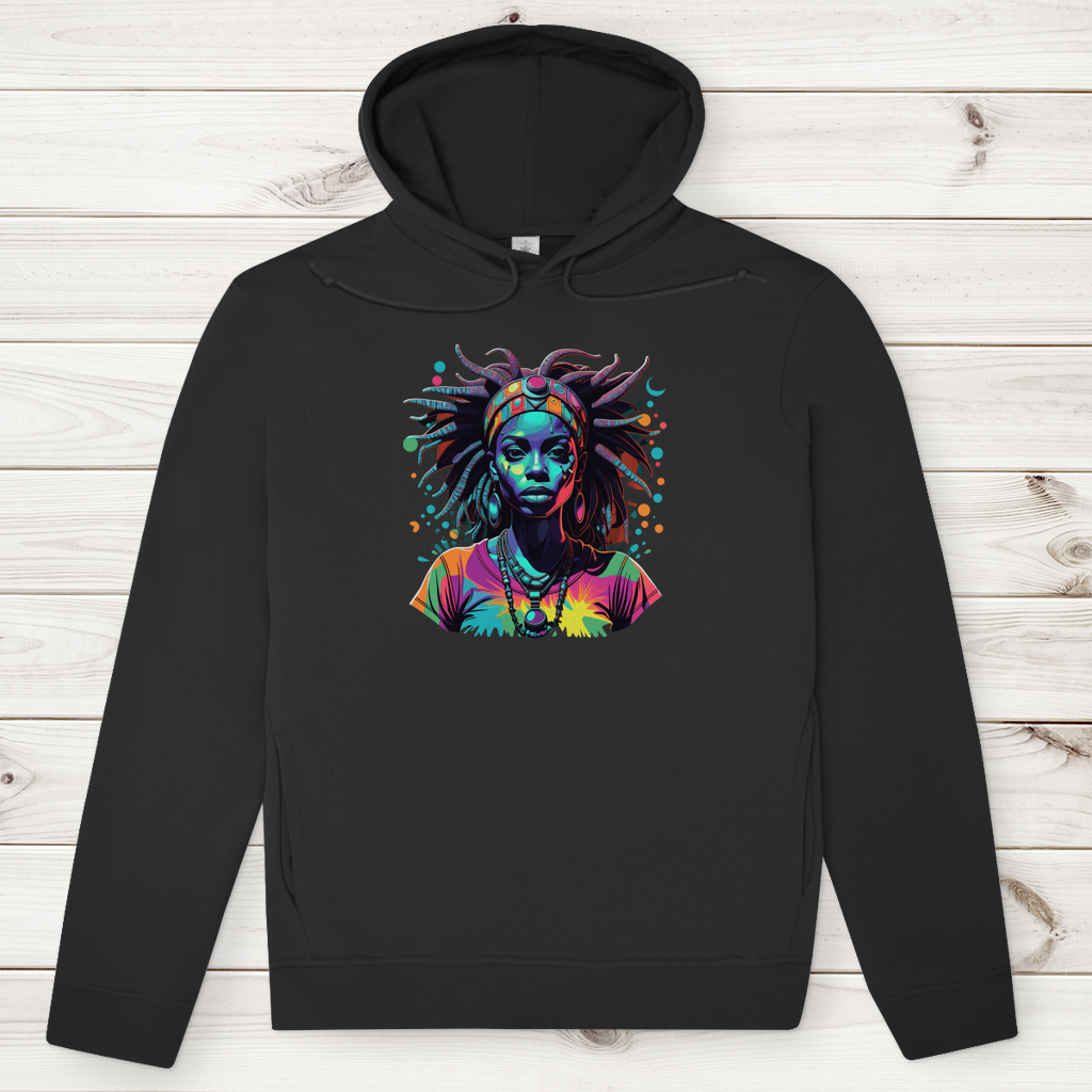 Herren Premium Bio Hoodie Tribal Queen
