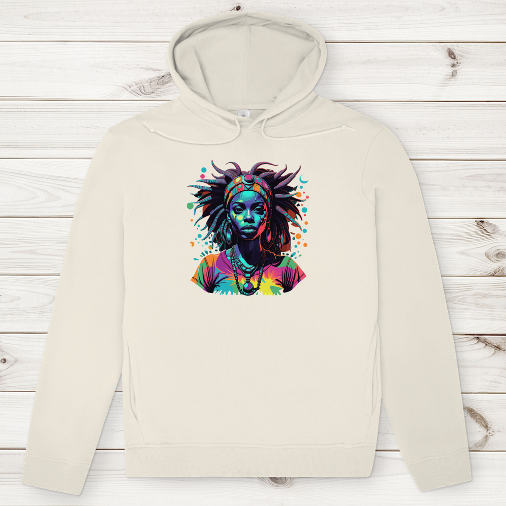 Herren Premium Bio Hoodie Tribal Queen