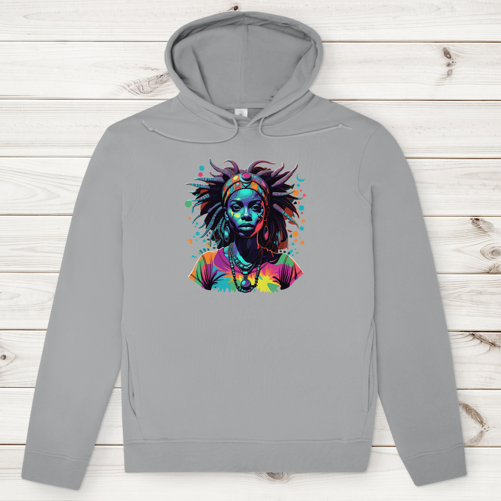 Herren Premium Bio Hoodie Tribal Queen