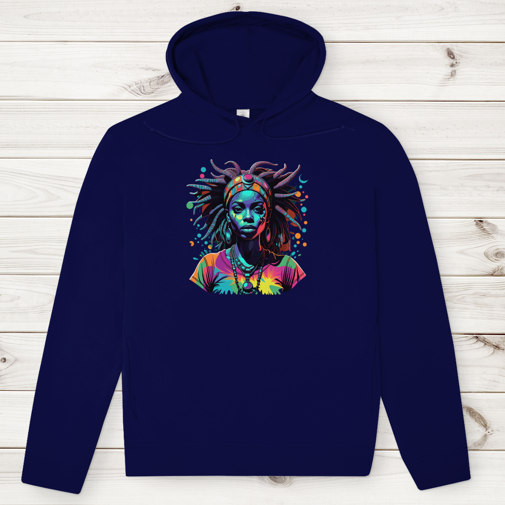 Herren Premium Bio Hoodie Tribal Queen