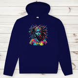 Herren Premium Bio Hoodie Tribal Queen
