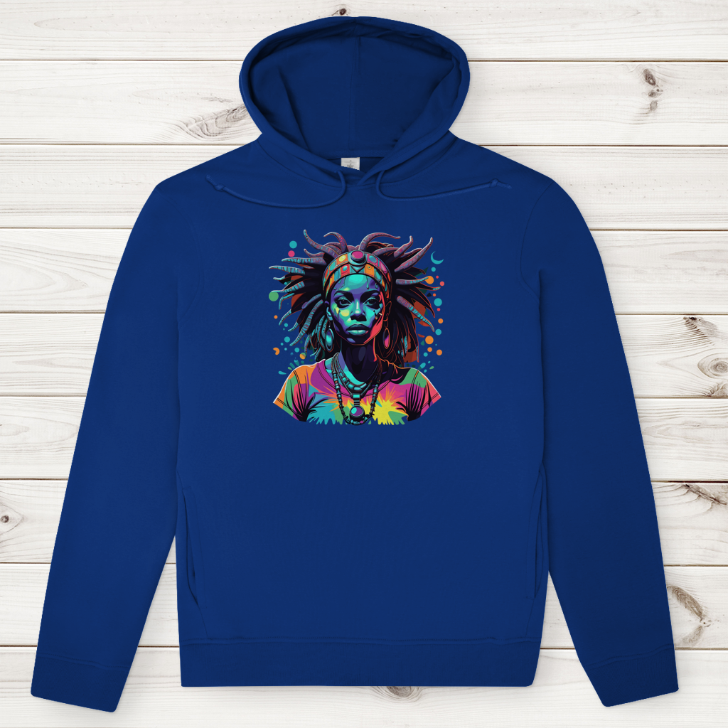 Herren Premium Bio Hoodie Tribal Queen